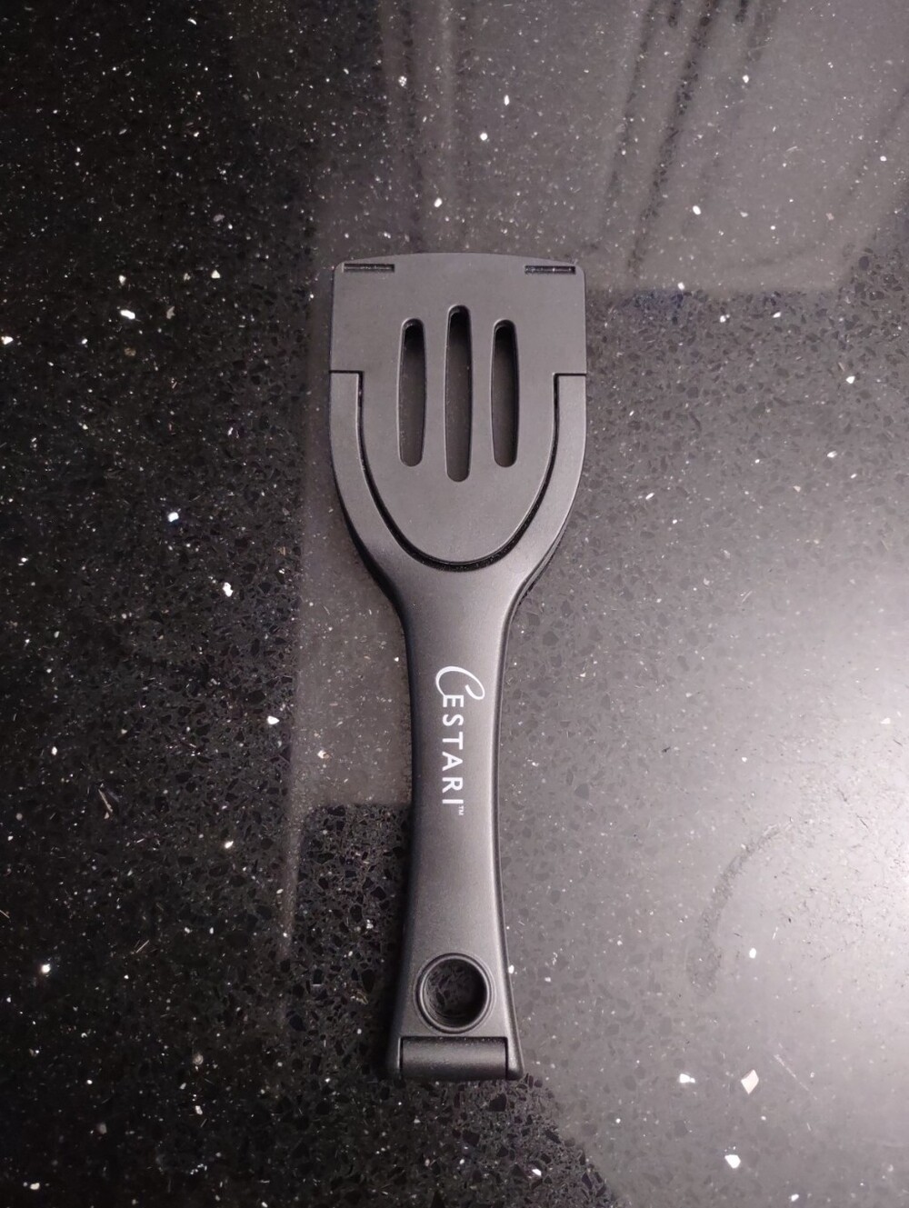 Cestari Recipe Holder Stand for Smartphones Plastic Black